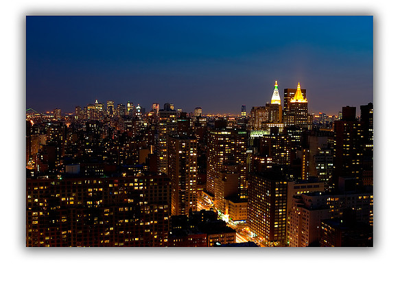 Lower west side of Manhattan, New York City.