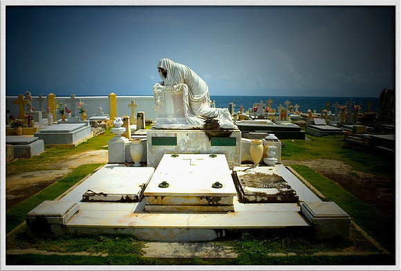 At the cementery in Old San Juan, Puerto Rico.