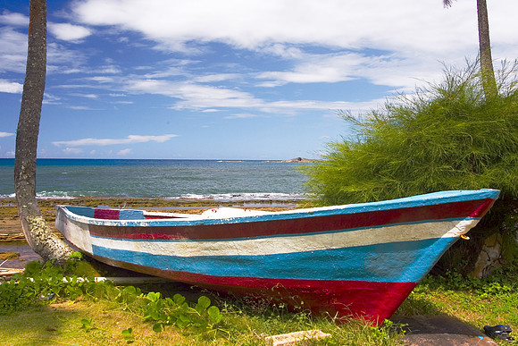 Variation of a boat in Puerto Rico