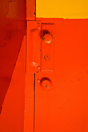A door.