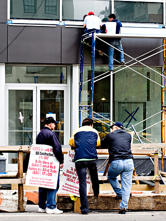 Painters union on strike
